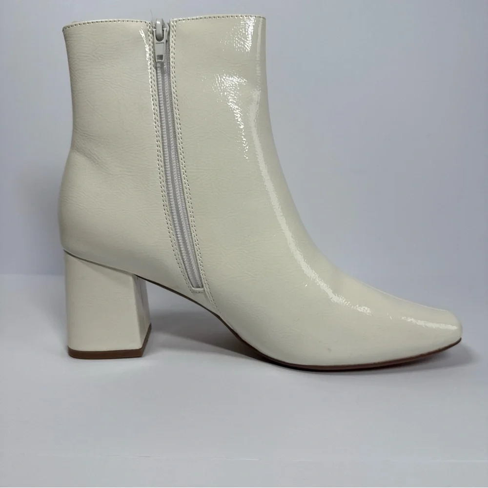 NEW Journee Collection Haylinn White Heeled Boots Size 9 US Tru Comfort Foam - Picture 7 of 12